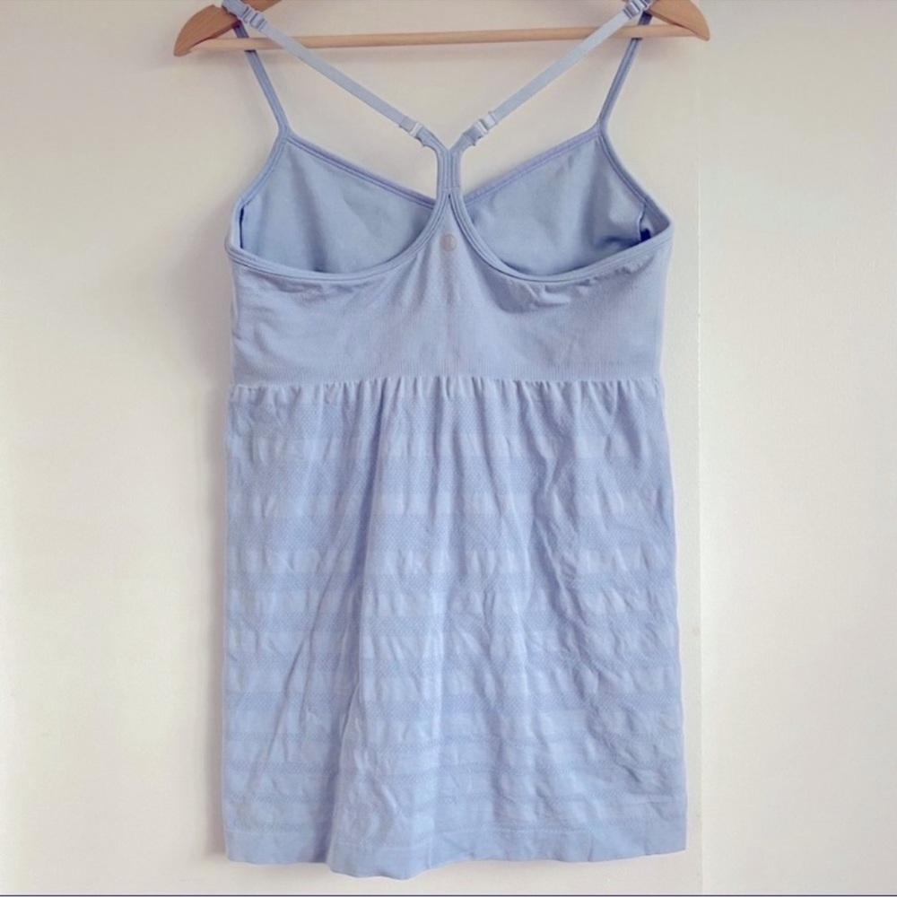 Lululemon Athletic Tank Top NWOT Size 8-10 light blue strappy
